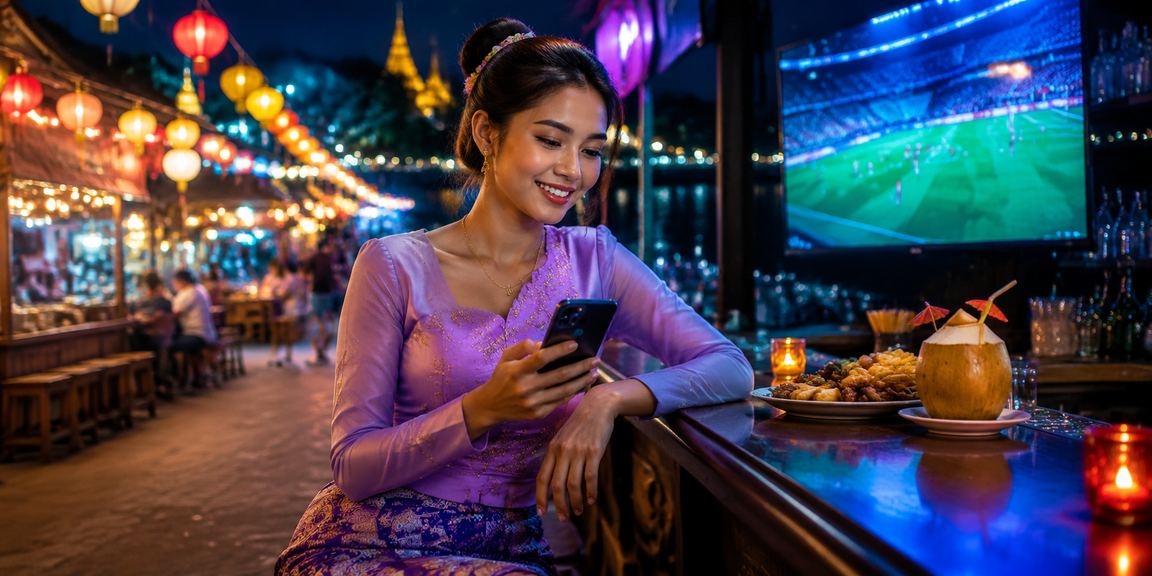 ရန်ကုန်မြို့တွင် ဖုန်းဖြင့် အားကစားကစားနေသူများ